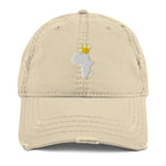 Crowned Distressed Dad Hat