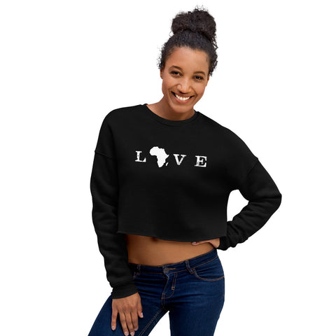 Women's Love Cropped Sweatshirt