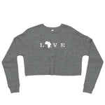 Women's Love Cropped Sweatshirt