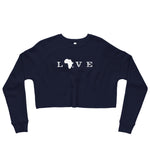 Women's Love Cropped Sweatshirt